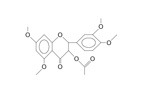 3-Acetoxy-3',4',5,7-tetramethylmethoxy-4-flavanone