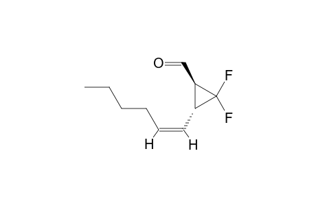 TRANS-2,2-DIFLUORO-3-[(1'Z)-HEX-1'-ENYL]-CYCLOPROPAN-1-CARBALDEHYDE