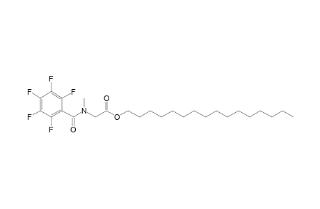 Sarcosine, N-pentafluorobenzoyl-, hexadecyl ester