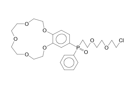 4-(PHENYL-8-CHLORO-3,6-DIOXAOCTYLPHOSPHORYL)BENZO-15-CROWN-5