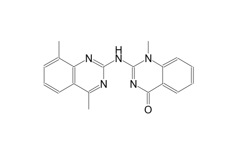 2-[(4,8-dimethyl-2-quinazolinyl)amino]-1-methyl-4(1H)-quinazolinone