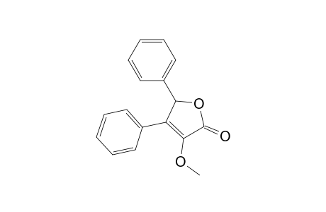 2(5H)-Furanone, 3-methoxy-4,5-diphenyl-