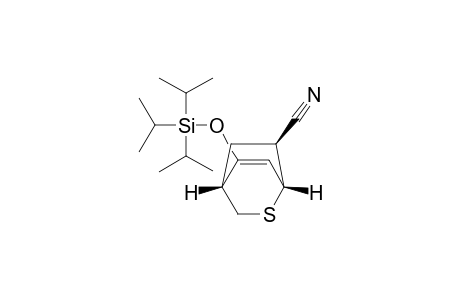 (1S*,4R*,6S*)-8-Triisopropylsilyloxy-2-thiabicyclo[2.2.2]oct-7-ene-6-carbonitrile