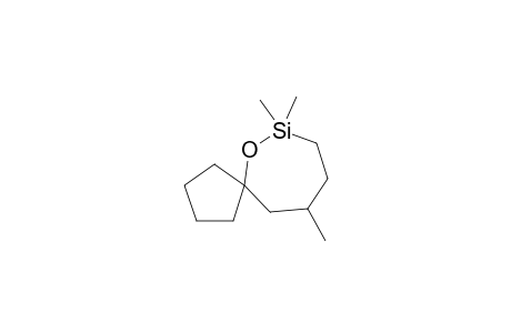 7,7,10-Trimethyl-6-oxa-7-silaspiro[4.6]undecane