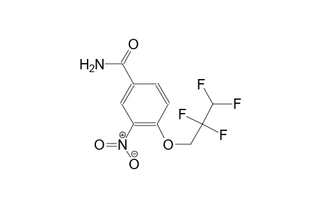 3-nitro-4-(2,2,3,3-tetrafluoropropoxy)benzamide