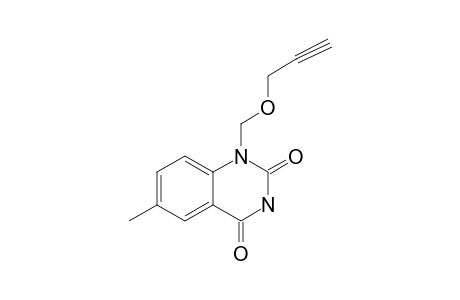 6-METHYL-1-(PROPARGYLOXYMETHYL)-QUINAZOLINE-2,4(1H,3H)-DIONE