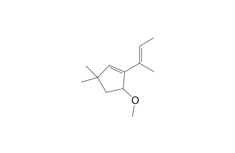 (E)-1-(but-2-en-2-yl)-5-methoxy-3,3-dimethylcyclopent-1-ene