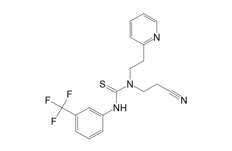 1-(2-Cyanoethyl)-1-[2-(2-pyridyl)ethyl]-2-thio-3-(alpha,alpha,alpha-trifluoro-m-tolyl)urea