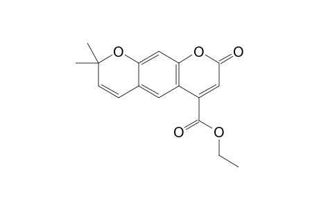 Ethyl 8,8-dimethyl-2-oxo-2H,8H-pyrano[3,2-g]chromene-4-carboxylate