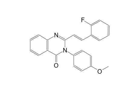 4(3H)-quinazolinone, 2-[(E)-2-(2-fluorophenyl)ethenyl]-3-(4-methoxyphenyl)-