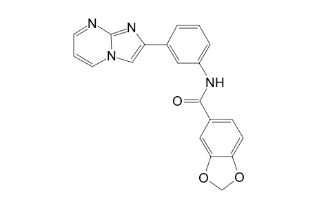 1,3-Benzodioxole-5-carboxamide, N-(3-imidazo[1,2-a]pyrimidin-2-ylphenyl)-