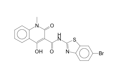 N-(6-Bromobenzothiazolyl)-4-hydroxy-1-methyl-2(1H)-oxo-3-quinolinecarboxamide