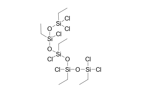 1,1,3,5,7,9,9-heptachloro-1,3,5,7,9-pentaethylpentasiloxane