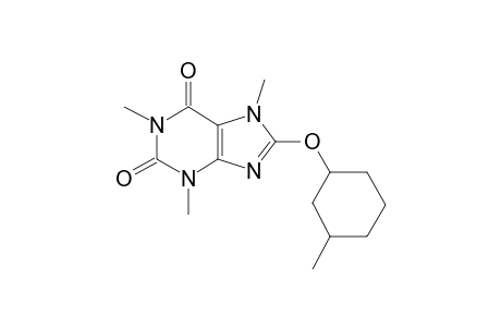 Caffeine, 8-((3-methylcyclohexyl)oxy)-