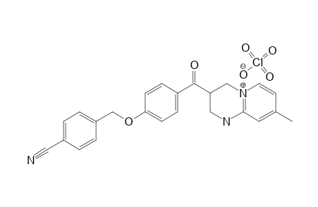 3-[4-(4-CYANOBENZYLOXY)-BENZOYL]-1,2,3,4-TETRAHYDRO-8-METHYL-2H-PYRIDO-[1,2-A]-PYRIMIDINE-HYDROPERCHLORATE