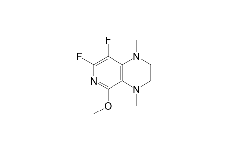 7,8-bis(fluoranyl)-5-methoxy-1,4-dimethyl-2,3-dihydropyrido[3,4-b]pyrazine