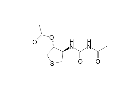 trans-3-acetoxy-4-acetylcarbamoylamino-1-thia-cyclopentane