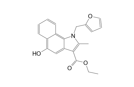 1-Furfuryl-3-ethoxycarbonyl-5-hydroxy-2-methylbenz(g)indole