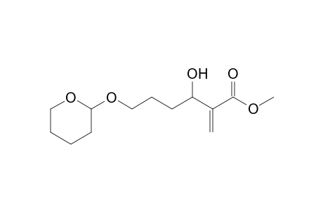 6-(tetrahydropyran-2-yloxy)-3-hydroxy-2-methylene hexanoic acid, methyl ester