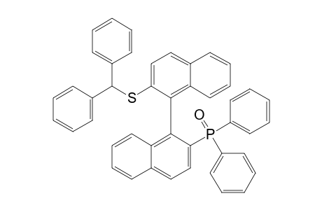 1-(2-benzhydrylsulfanyl-1-naphthyl)-2-diphenylphosphoryl-naphthalene