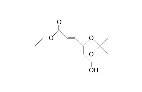 (E)-2,3-Dideoxy-4,5-O-isopropylidene-D-erythro-hex-2-enonic acid, ethyl ester