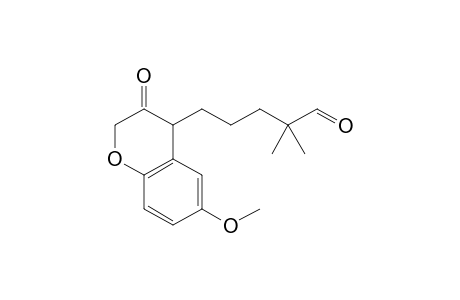 4-(4,4-Dimethyl-5-oxopentyl)-6-methoxychromane-3-one