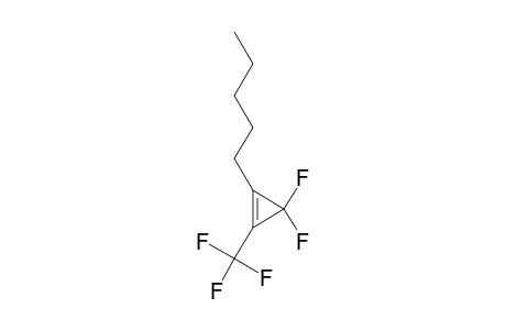 1-Amyl-3,3-difluoro-2-(trifluoromethyl)cyclopropene