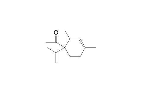 1-(2,4-Dimethyl-1-(prop-1-en-2-yl)cyclohex-3-enyl)ethanone