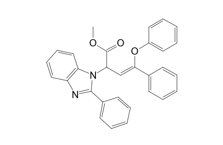 Methyl 2-[1-(2-phenylbenzimidazolyl)]-4-phenoxy-4-phenyl-3-butenoate