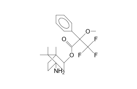4-Amino-2-([R].alpha.-methoxy.alpha.-trifluoromethyl.alpha.-phenylacetyl)-1(S)-4(R)-isoborneol