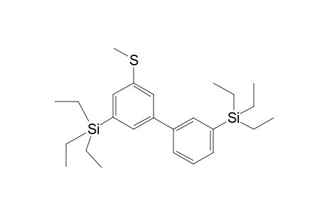 (5-(methylthio)-[1,1'-biphenyl]-3,3'-diyl)bis(triethylsilane)
