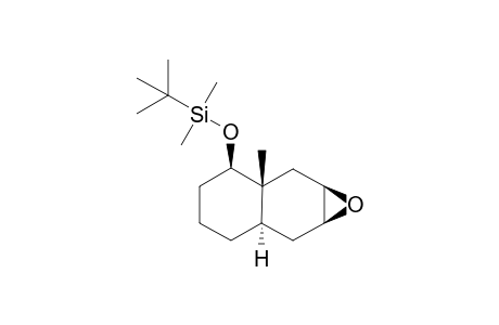 (2.alpha.,3.beta.,4a.alpha.,5.alpha.,8a.beta.)-5-[(tert-Butyldimethylsilyl)oxy]octahydro-4a-methyl-1H,4H-naphthaleno[1,2-b]oxirane