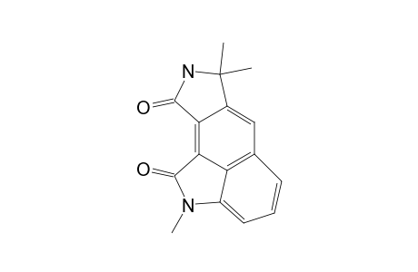 CYCLOPIAMIDE;2,7,7-TRIMETHYL-1,9-DIOXO-1,7,8,9-TETRAHYDRO-2H-ISOINDOLO-[4,6-CD]-INDOLE