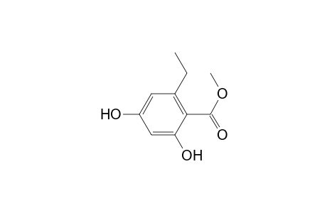 Benzoic acid, 2-ethyl-4,6-dihydroxy-, methyl ester