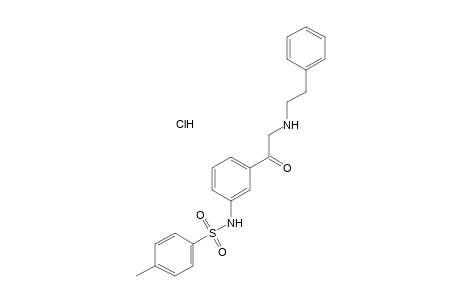 3'-(N-PHENETHYLGLYCYL)-p-TOLUENESULFONANILIDE, HYDROCHLORIDE