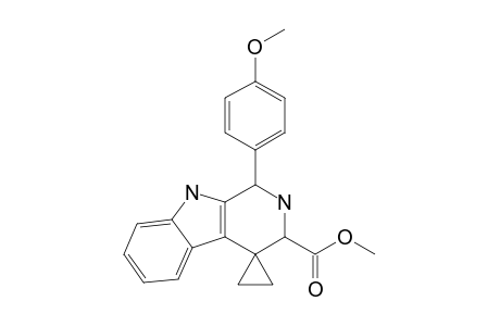METHYL-TRANS-1'-(4-METHOXYPHENYL)-2',3',4',9'-TETRAHYDROSPIRO-[CYCLOPROPANE-1,4'-1H-BETA-CARBOLINE]-3'-CARBOXYLATE