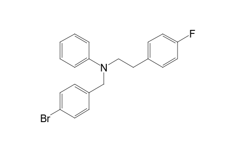N-(4-Bromobenzyl)-N-[2-(4-fluorophenyl)ethyl]aniline