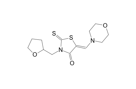 4-thiazolidinone, 5-(4-morpholinylmethylene)-3-[(tetrahydro-2-furanyl)methyl]-2-thioxo-, (5Z)-