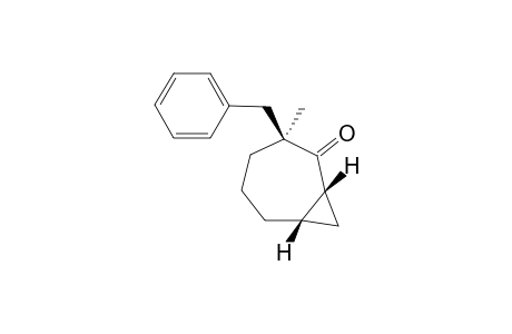 (1R*,3S*,7S*)-3-Methyl-3-(phenyl)methylbicyclo[5.1.0]octan-2-one