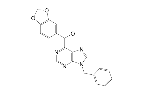 (9-BENZYLPURIN-6-YL)-(BENZO-[1,3]-DIOXOLE-5-YL)-METHANOL