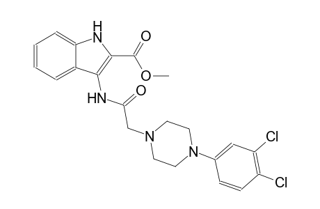 methyl 3-({[4-(3,4-dichlorophenyl)-1-piperazinyl]acetyl}amino)-1H-indole-2-carboxylate