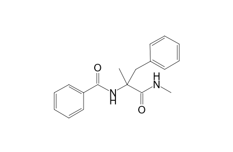 N-Benzoyl-2-methylphenylalanine - methylamide