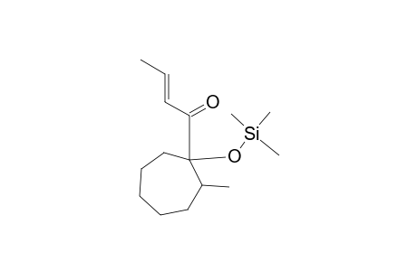 1-(1'-((Trimethylsilyl)oxy)-2'-methylcycloheptyl)-2-butene-1-one