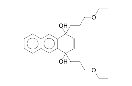Anthracene, 1,4-dihydro-bis-1,4-(3-ethoxypropyl)-1,4-dihydroxy-