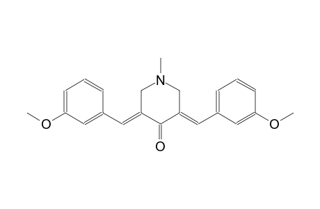 4-piperidinone, 3,5-bis[(3-methoxyphenyl)methylene]-1-methyl-, (3E,5E)-