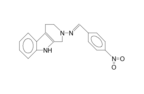 2-(4-Nitro-benzylidenamino)-1,2,3,4-tetrahydro-B-carboline