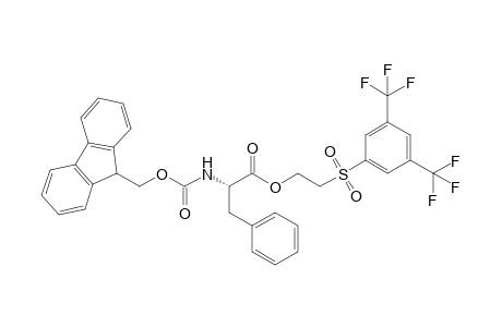 2-[3,5-Bis(trifluoromethyl)phenylsulfonyl]ethyl N-(9-Fluorenylmethyloxycarbonyl)phenylalaninate