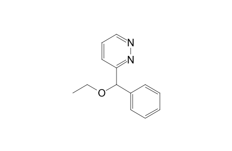 3-[Ethoxy(phenyl)methyl]pyridazine