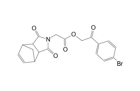 2-(4-bromophenyl)-2-oxoethyl 2-(1,3-dioxo-3a,4,7,7a-tetrahydro-1H-4,7-methanoisoindol-2(3H)-yl)acetate