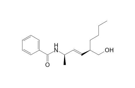 N-[(E,1R,4R)-1-methyl-4-methylol-oct-2-enyl]benzamide